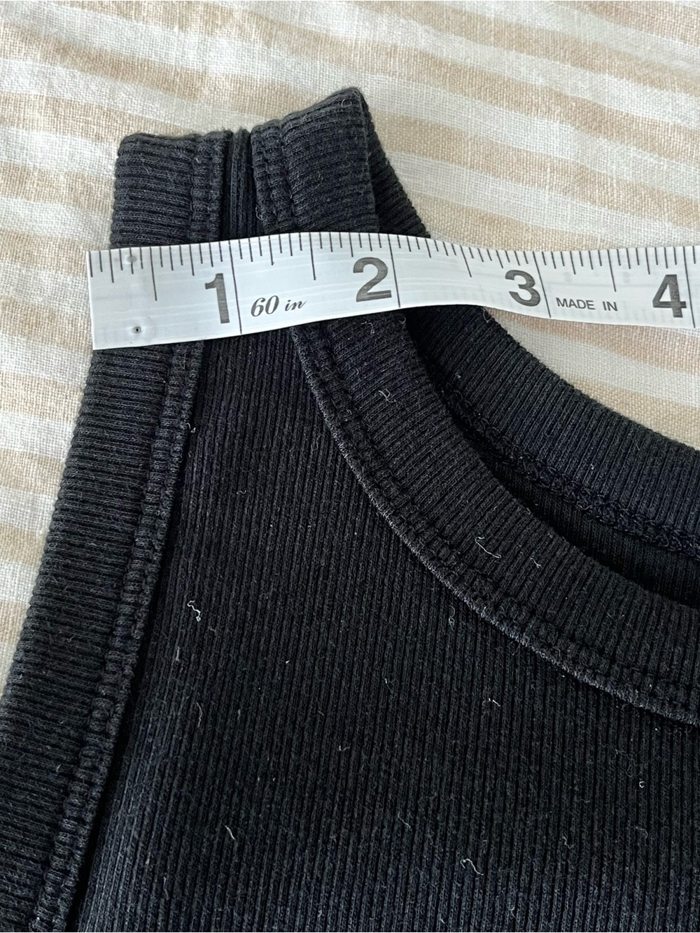 a new day Black Ribbed Tank Top - Picture 8 of 11